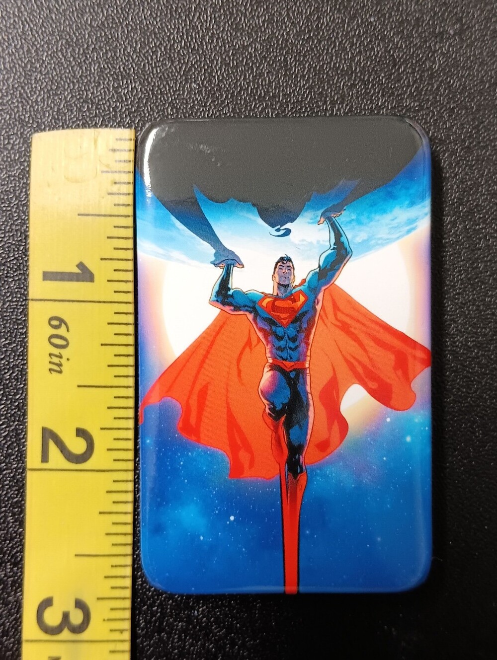 Brooch - Superman Rectangle Brooch (New)